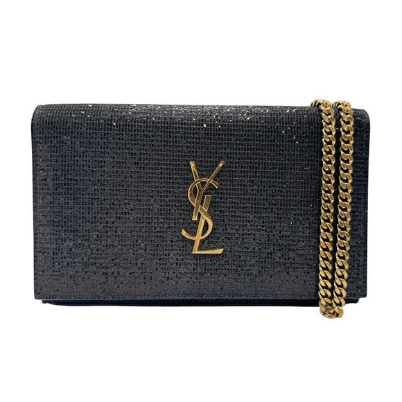 Auth Saint Laurent Wallet Chain #140456S98B - Picture 1 of 14